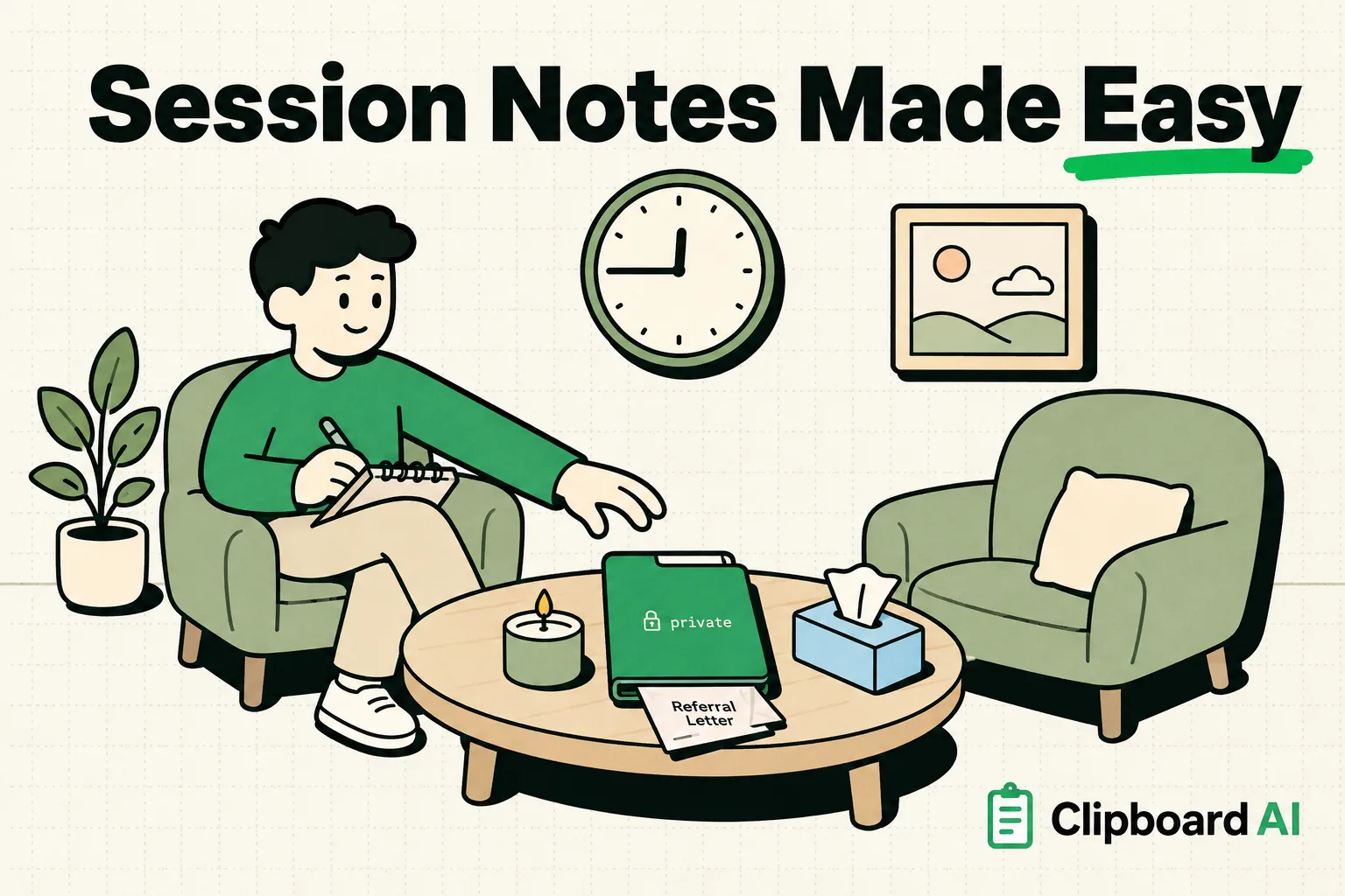 Three overlapping Focus Mode circles for Work, Personal and Study meeting at ClipboardAI