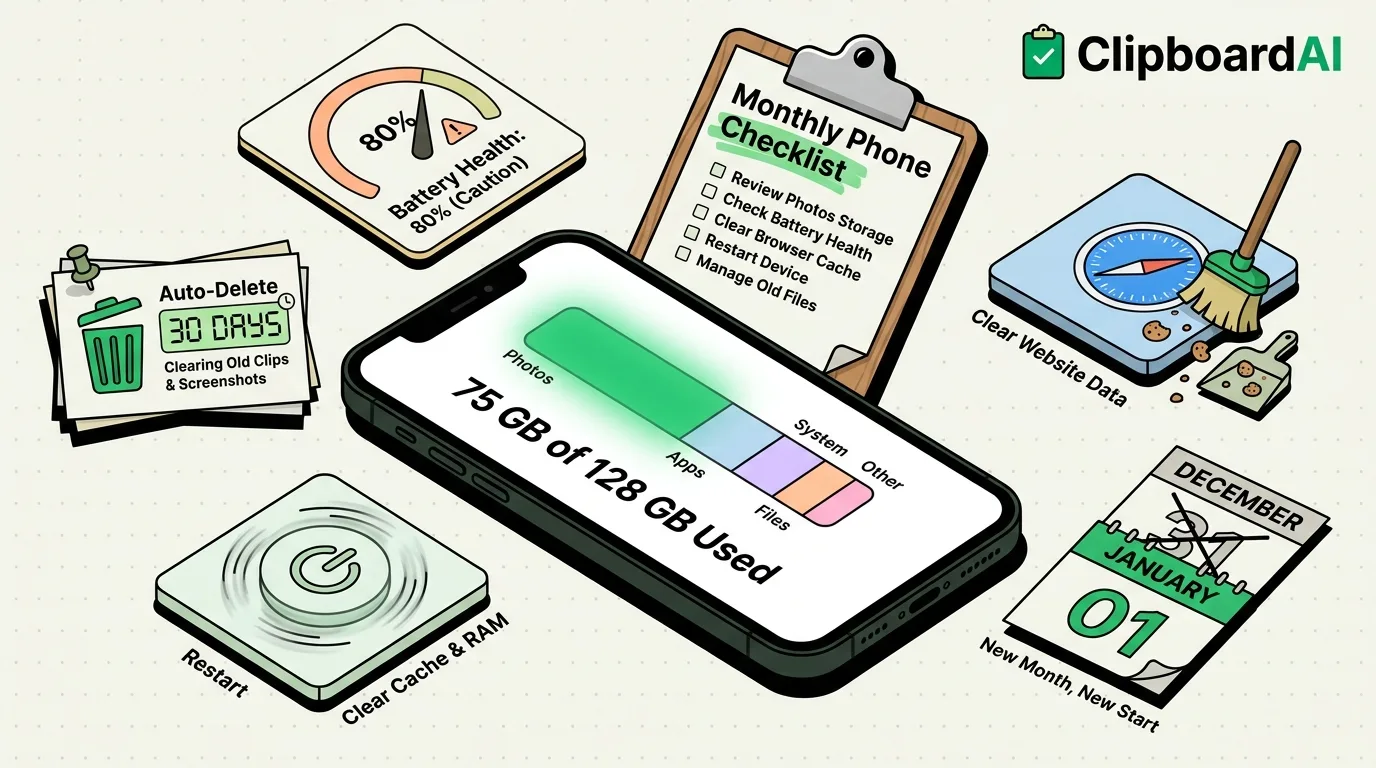iPhone Maintenance Checklist: Monthly Tasks for Peak Performance