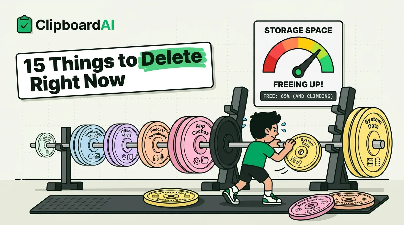 iPhone Storage Full? 15 Things to Delete Right Now (Free Up 10GB+)
