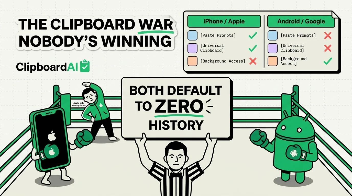 iPhone vs Android: The Clipboard War Nobody's Talking About