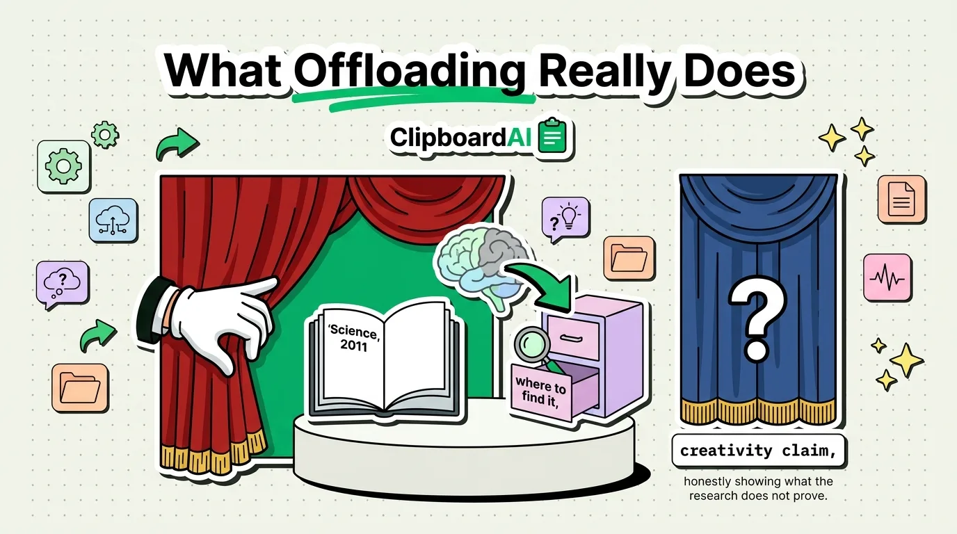The Neuroscience of Copy-Paste: How Offloading Memory Boosts Your Creativity