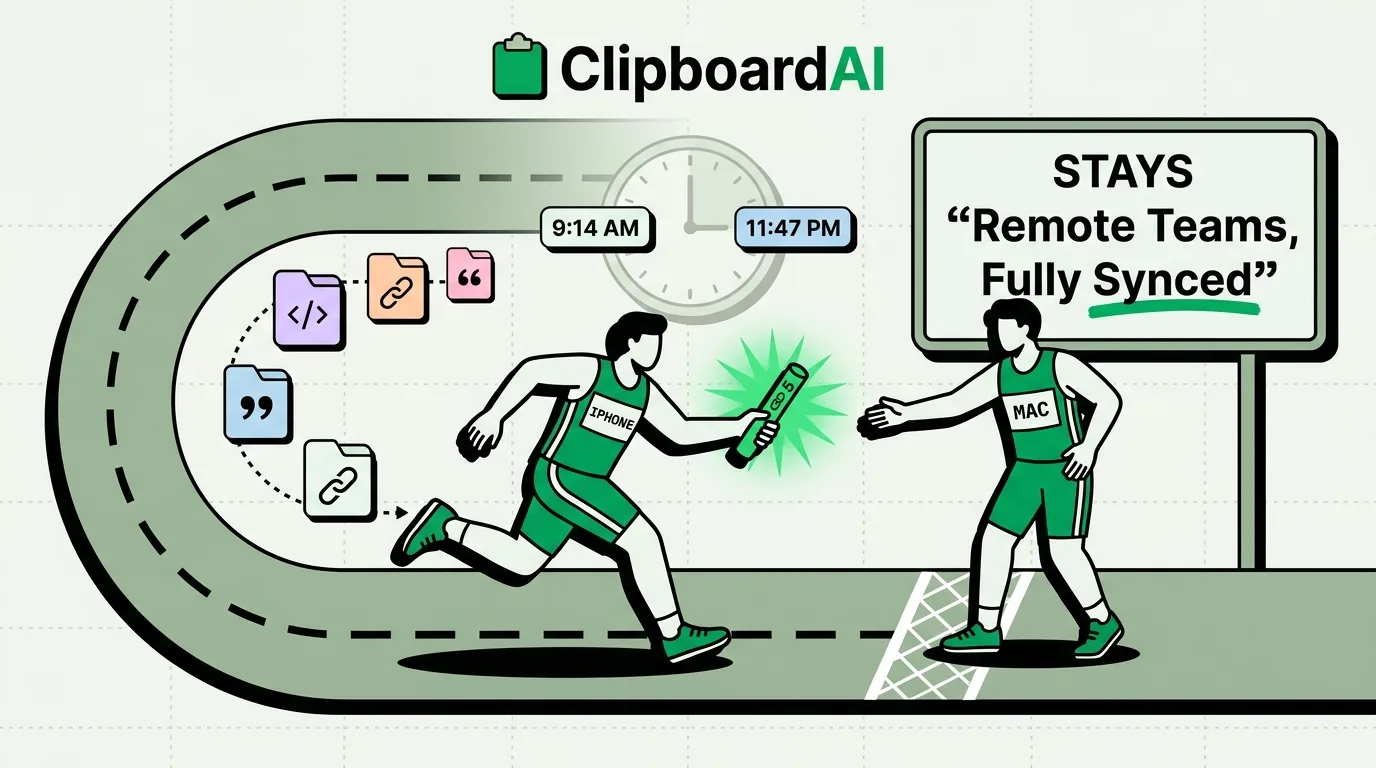How Remote Teams Use Clipboard Managers to Stay Synced Across Time Zones