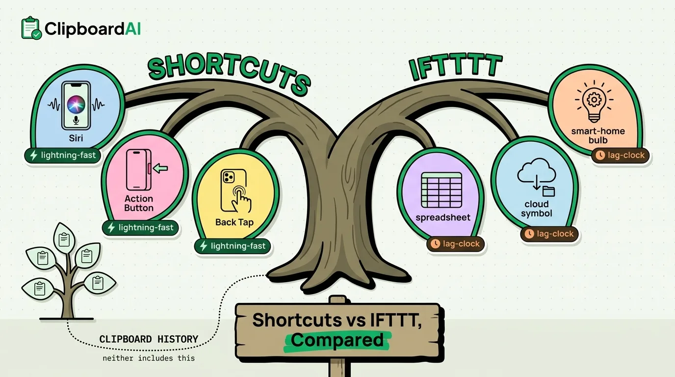 Shortcuts App vs IFTTT: iPhone Automation Compared (2026)