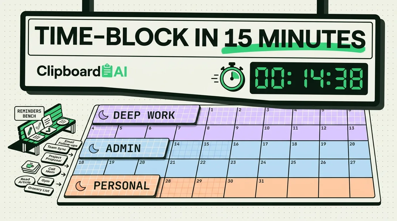 Time Blocking on iPhone: The Complete Setup Guide for Maximum Productivity